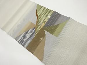 抽象模様織出し名古屋帯